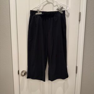 Title Nine Black Slaycation Wide Leg Cropped Pant